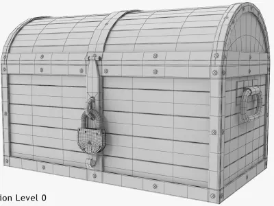 Wooden and Sacks Collection 2 3D model