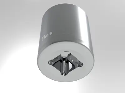 Deep Socket 11 mm 3D model