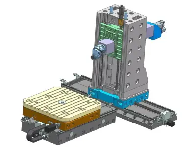 CNC Horizontal Machining Center  3D model