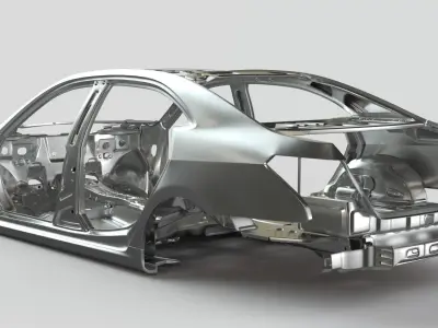 Car Frame 3D model purchase