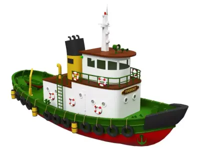 Tugboat 3D model purchase