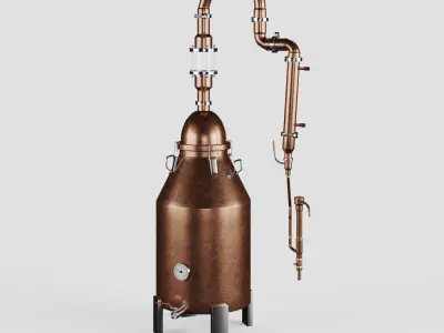 Copper Distiller 3D model