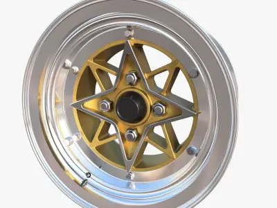 Japan oldschool rims collection 3D Model Pack purchase