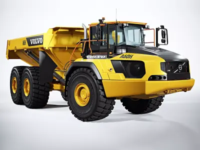 2020 Volvo A60H Articulated Hauler Truck 3D model