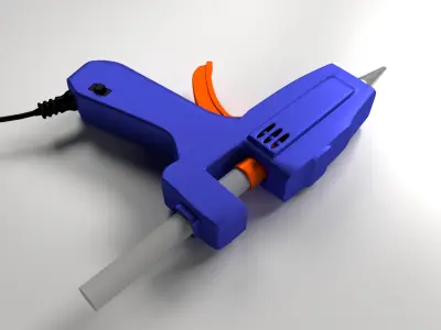 Glue Gun 3D model get