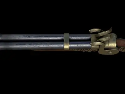 Gun Medieval Fantasy 3D model