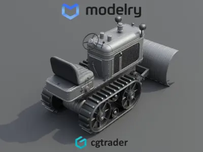 Snow Plow 3D model buy