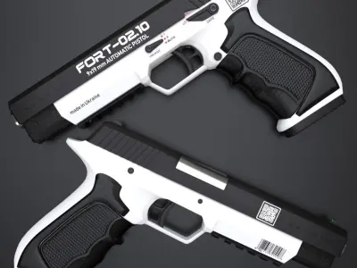 Handgun FORT-0210 3D model