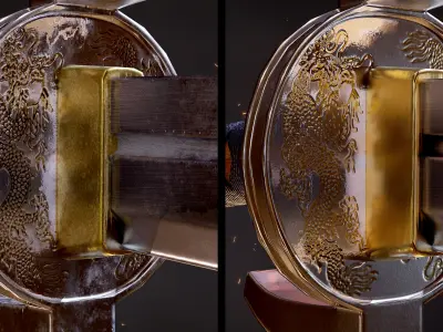 Dao Sword Free low-poly 3D model