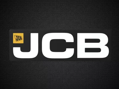 jcb logo 3D model by 3dlogoman