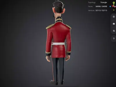 Military Officer 3D model