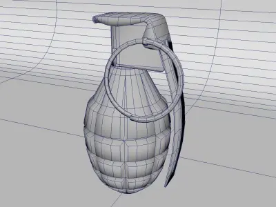 Grenade 3D model 11