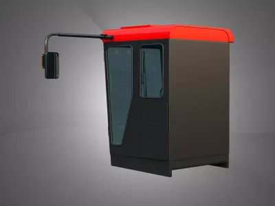 Cabine - Combine 1688 3D model