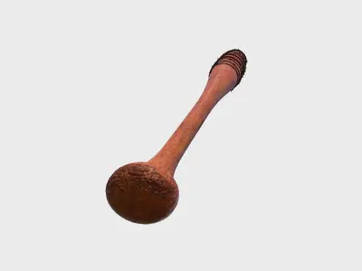 Baseball Bat Weapon 04 - Lucille - Character Weaponry 3D model