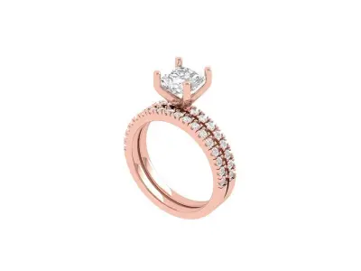 Wedding Ring  3D print model 338