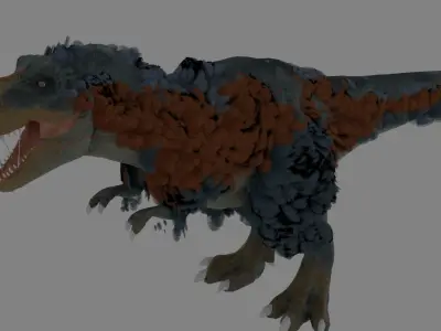 T Rex Free low-poly 3D model