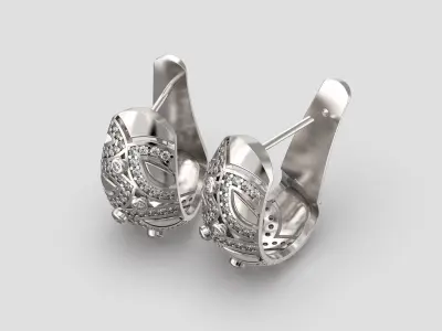 ER 182 earring 3D print model