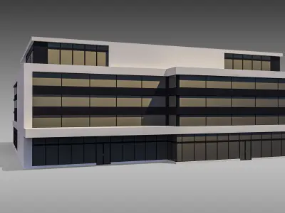 Commercial Building 010 3D model