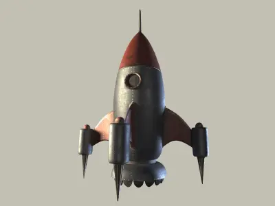 Iron Rocket Free 3D model
