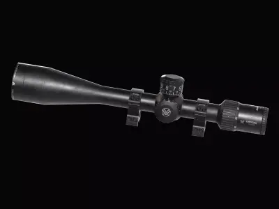 Variable optic rifle scope Vortex GOLDEN EAGLE Low-poly 3D model