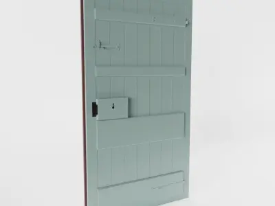 Cottage Door 3D model