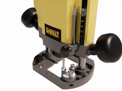 Router woodworkig tools 3D model