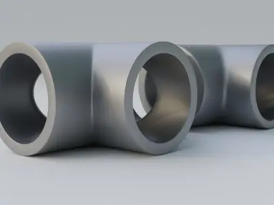 Pipe Joints Set 3D model