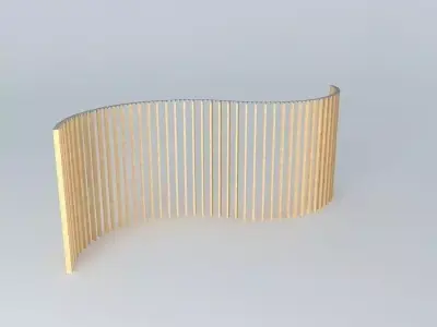 Flex C 4 Inch Curved Wall Free 3D model