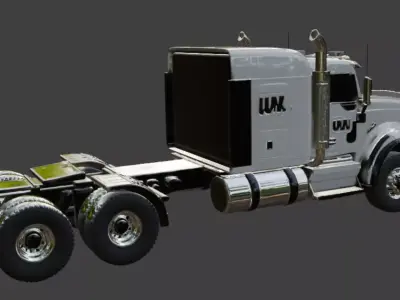 Heavy Duty Truck 3D Model 3D model