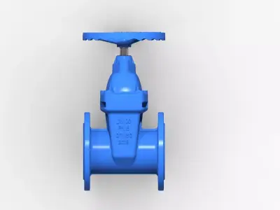Resilient-seated gate valves  Free 3D model