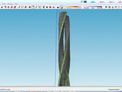 Sketchup Tower B5 Free 3D model