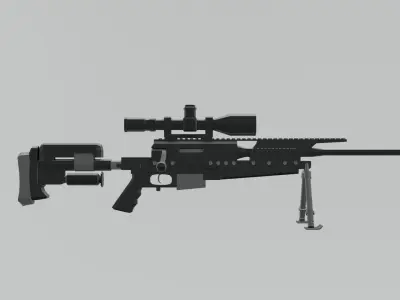 PGM hecate ultime ratio Low-poly 3D model