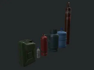 Ballons Low-poly 3D model