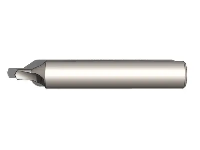 Broca de Centro Center Drill dia 8 x 50 Corte Cut dia 3 x 5 3D model