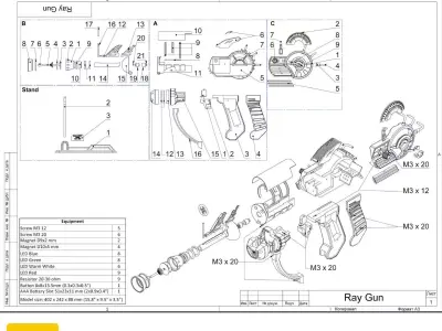 Ray Blaster - Call of Duty - STL CAD bundle - Commercial Use 3D print model
