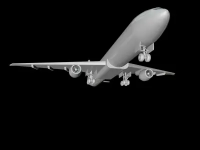 Airplane boeing jetliner - boeing jetliner 3D model purchase