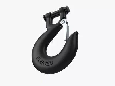 Clevis Hook Low-poly 3D model