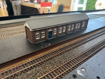 Model Railway Island Platform Building V2 3D print model
