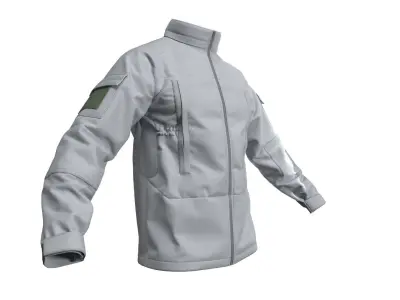 Military Jacket SoftShell PCU Level 5 - Marvelous Designer  3D model
