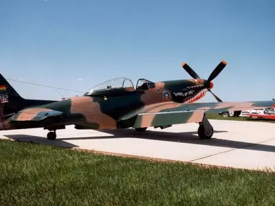 North American P-51 Mustang 3D model get