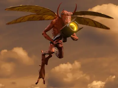 Geonosian soldier 3D model