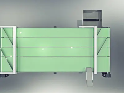 Industrial Conveyor 3D model