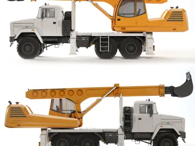 KrAZ 63221 UDS-114 2018 3D model