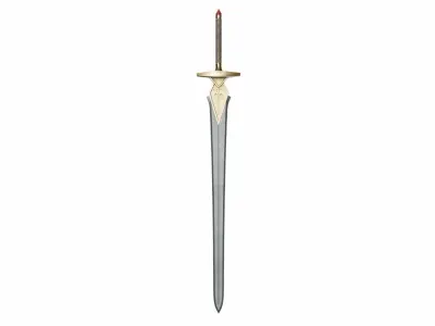 Longsword 3D model purchase