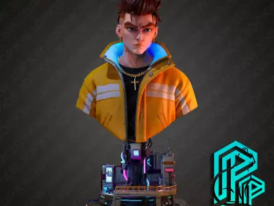 Base Cyberpunk 004 3D print model purchase