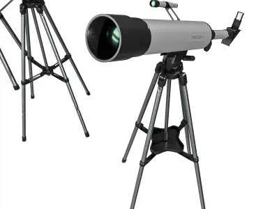 Telescope Pack Low-poly 3D model