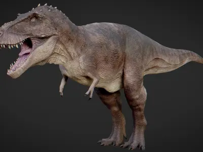 T-Rex Low-poly 3D model get