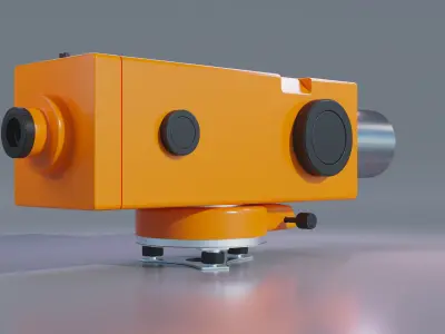 Theodolite - Leveling Machine 3D model