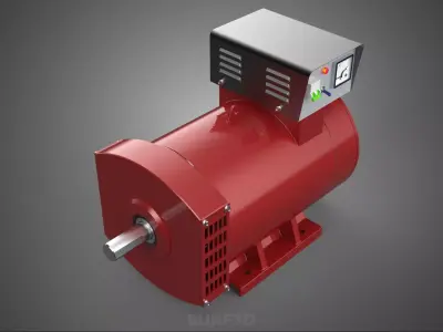 STANDARD ELECTRIC MOTOR GENERATOR ALTERNATOR DYNAMO GENERATION 3D model