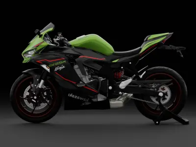Kawasaki Ninja ZX-25R First Generation 3D model